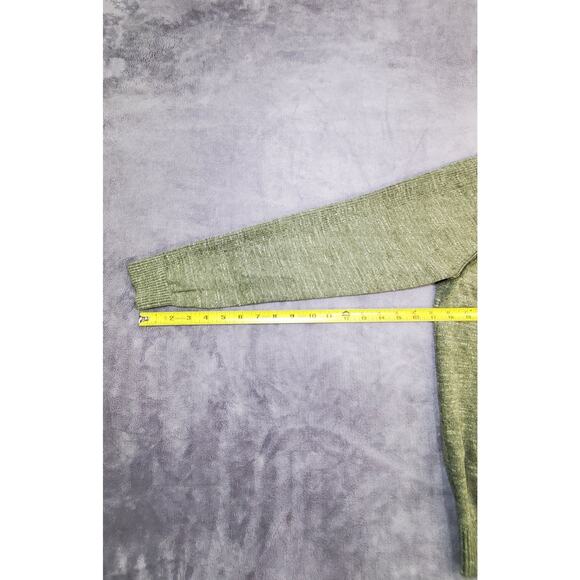 Tommy Bahama Sz S Sweater Mens Green Linen Blend 1/4 Zip Reversible Casual C16 - Picture 4 of 8